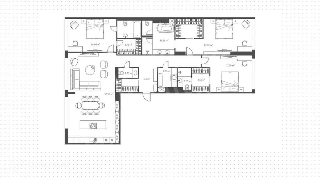 Продаётся 4-к квартира, 179 м - Фото 1