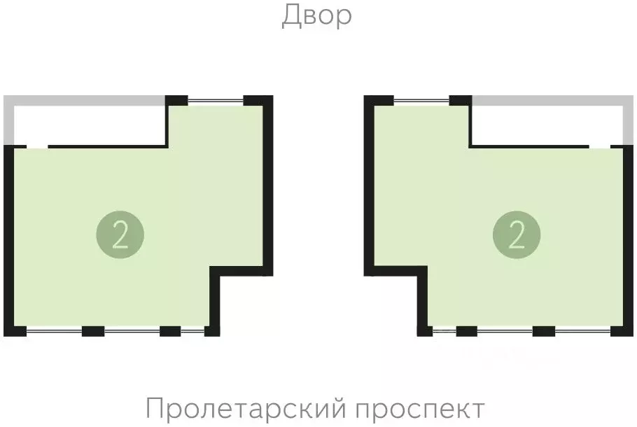 2-к кв. Ханты-Мансийский АО, Сургут Пролетарский просп., с9 (169.31 м) - Фото 2