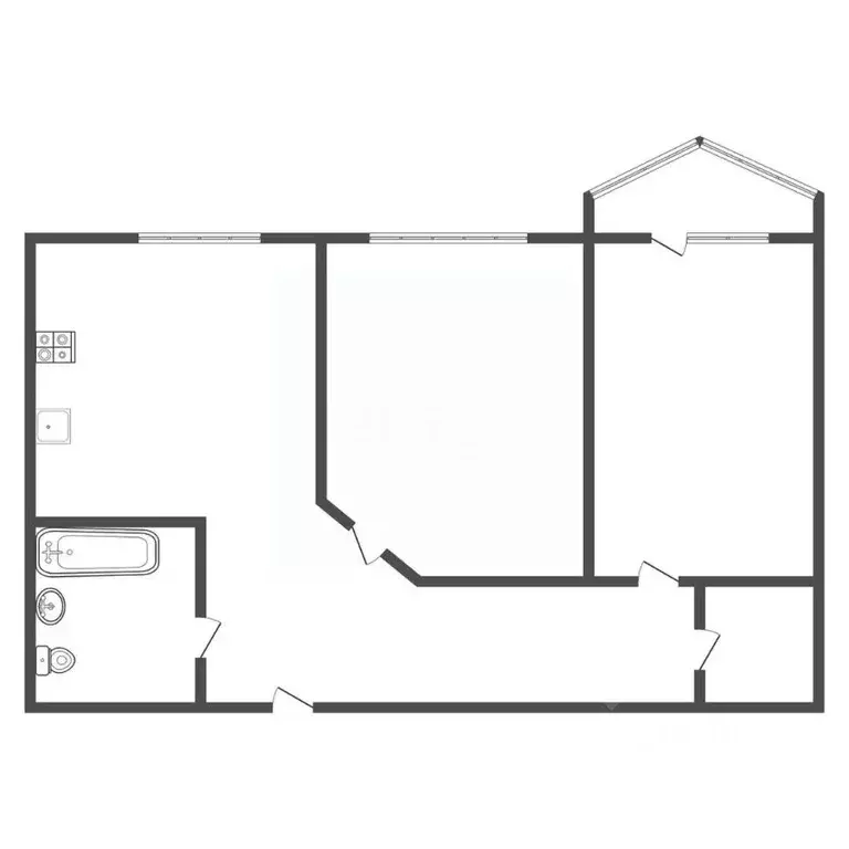 2-к кв. Тульская область, Тула просп. Ленина, 147к2 (54.5 м) - Фото 1