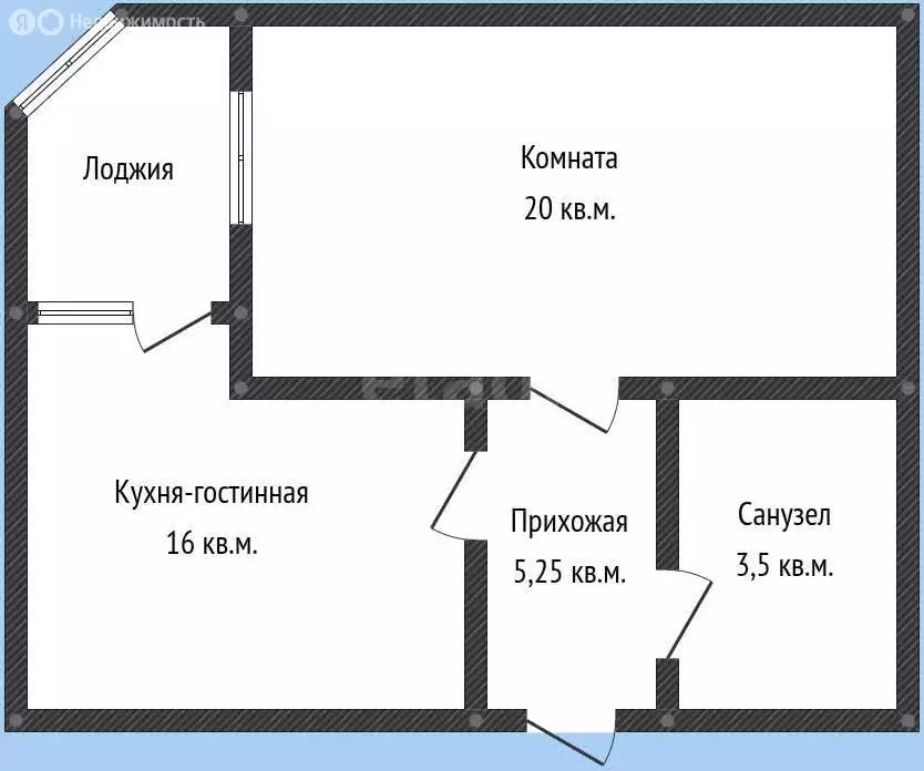 1-комнатная квартира: Краснодар, Российская улица, 257/7 лит1 (39.6 м) - Фото 0