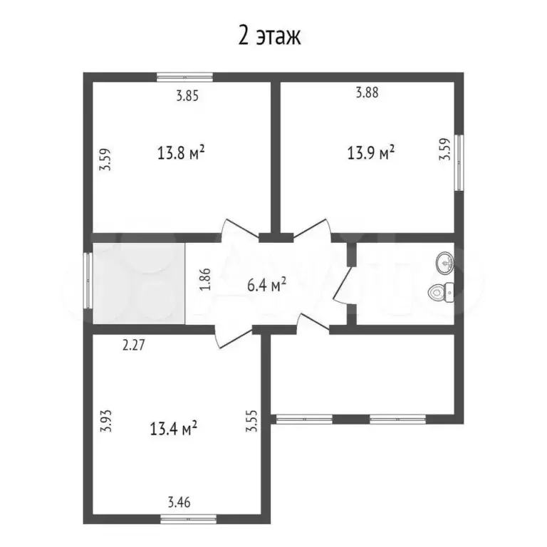 Дом 130 м на участке 4 сот. - Фото 1