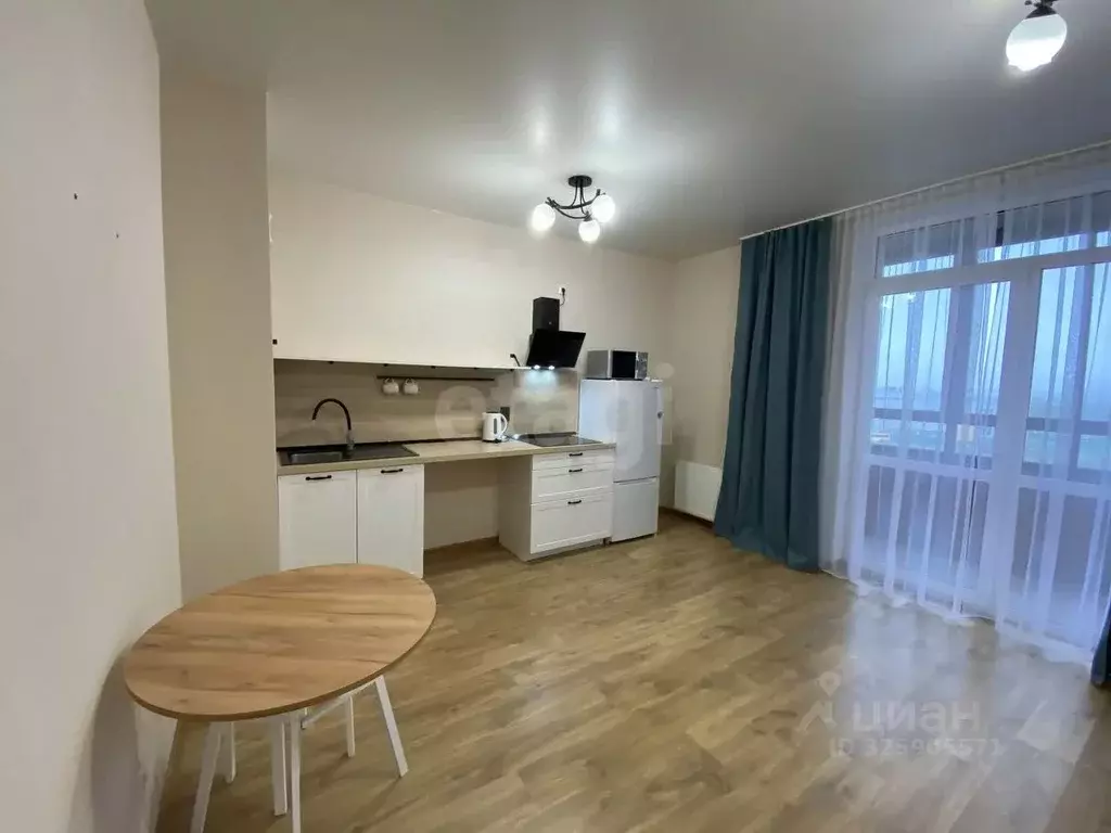 Студия Тюменская область, Тюмень ул. Фармана Салманова, 12 (27.9 м) - Фото 2