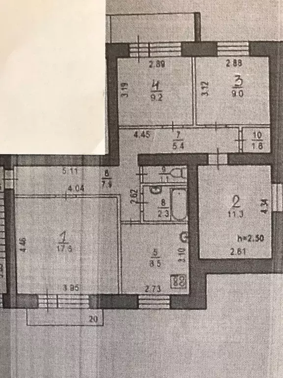 4-к кв. Хабаровский край, Хабаровск ул. Дзержинского, 68 (74.0 м) - Фото 0