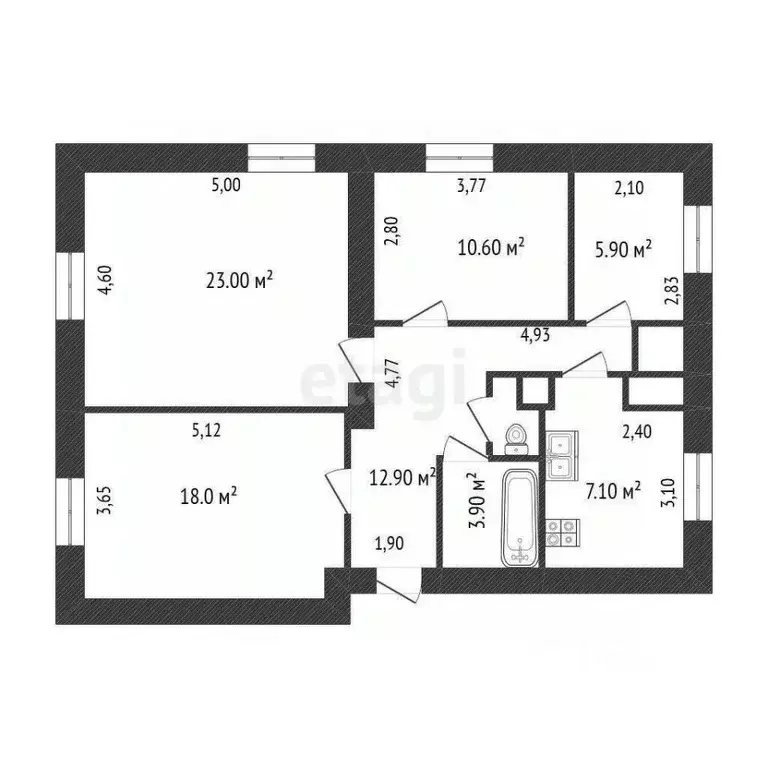 Комната Хабаровский край, Комсомольск-на-Амуре Пионерская ул., 9 (18.7 ... - Фото 2