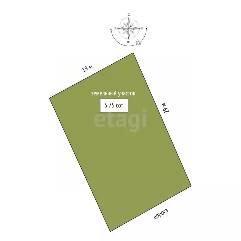 Участок в Ростовская область, Ростов-на-Дону Братство СНТ,  (5.8 сот.) - Фото 2