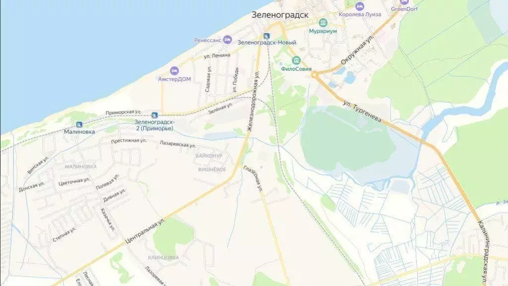 Участок в Калининградская область, Зеленоградск ул. Витебская (8.0 ... - Фото 1