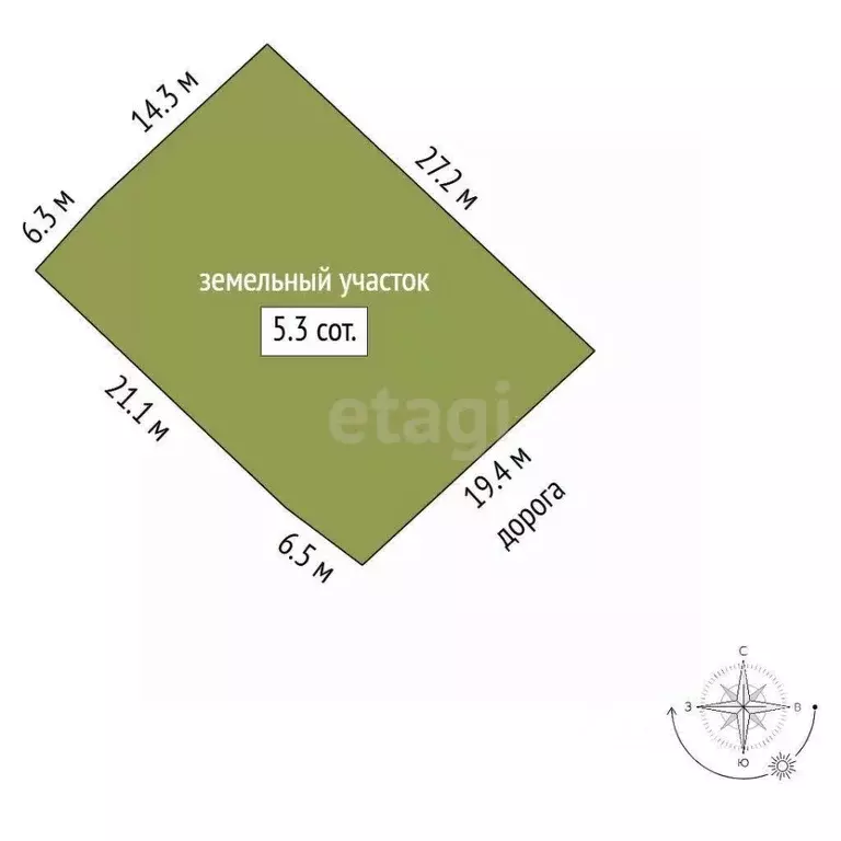 Участок в Крым, Белогорск Дзержинец СНТ,  (5.31 сот.) - Фото 2