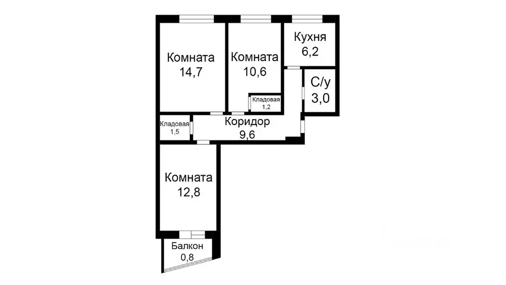 2-к кв. Москва Новохохловская ул., 15к1 (60.0 м) - Фото 2