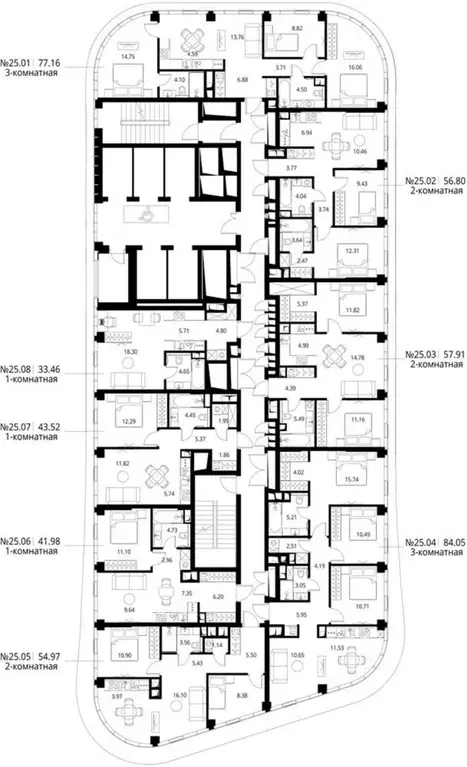 3-к кв. Москва Волоколамское ш., 95/1к8 (84.05 м) - Фото 1