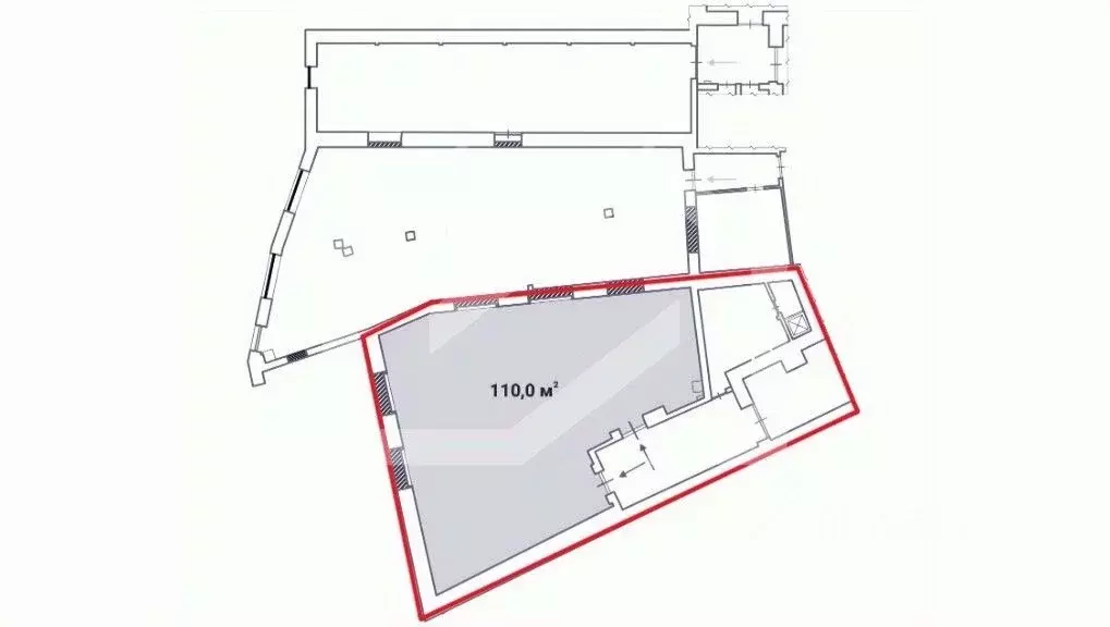 Склад в Москва Звенигородское ш., 18/20к3 (110 м) - Фото 2