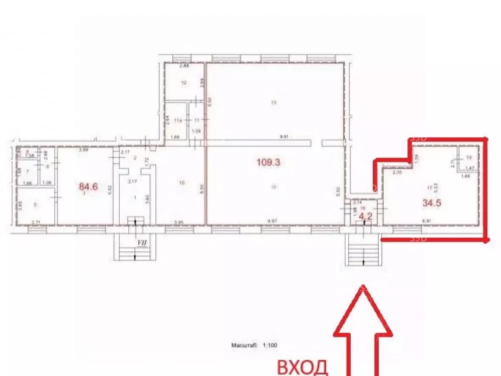 Торговая площадь в Москва ул. Ремизова, 8 (35 м) - Фото 2