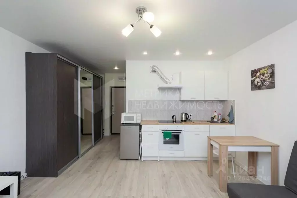 Студия Тюменская область, Тюмень ул. Виктора Тимофеева, 9 (27.0 м) - Фото 1