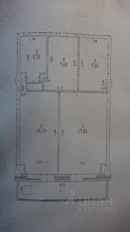 1-к кв. Ульяновская область, Ульяновск ул. Кирова, 6 (51.3 м) - Фото 1