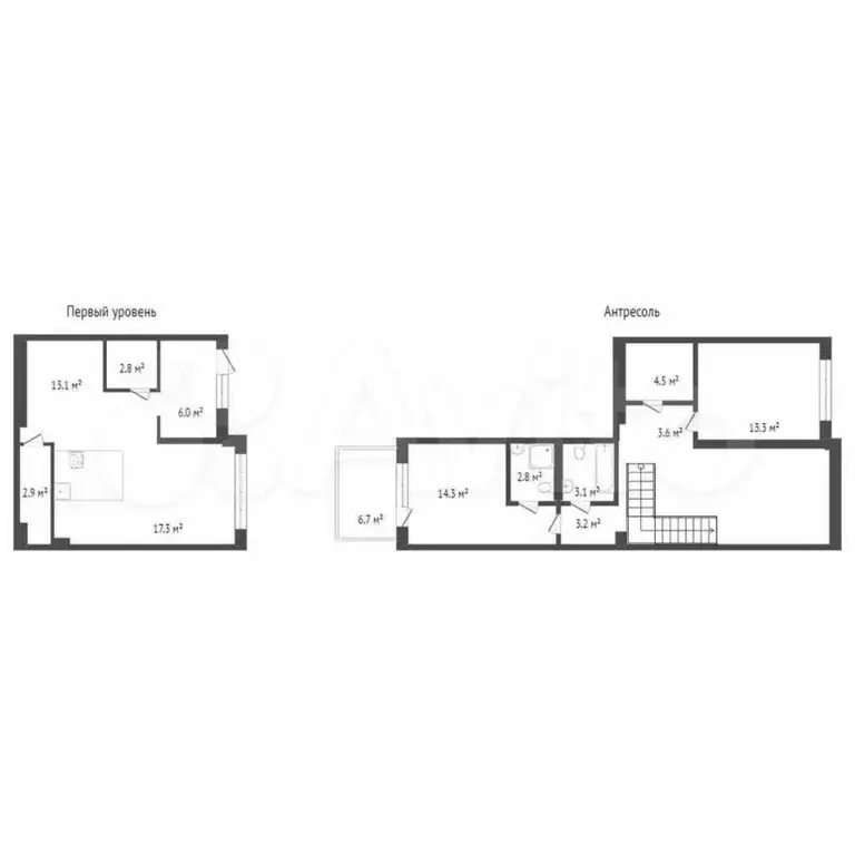 2-к. квартира, 93 м, 1/9 эт. - Фото 0