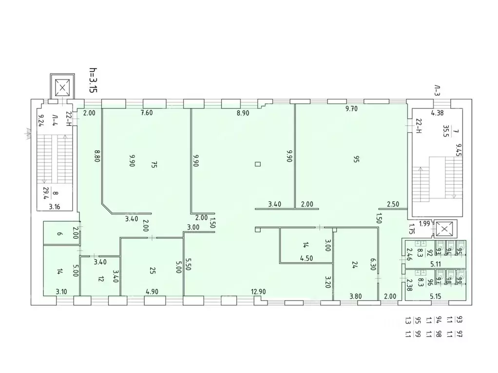 Офис в Санкт-Петербург Воронежская ул., 5 (511 м) - Фото 2