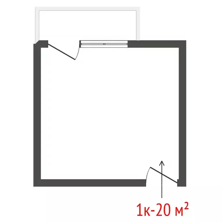 Комната Свердловская область, Екатеринбург пер. Красный, 8А (20.0 м) - Фото 2