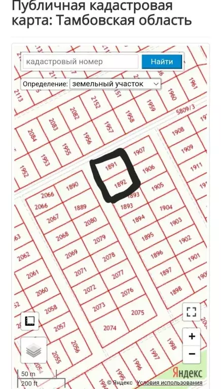 Участок в Тамбовская область, Тамбовский муниципальный округ, пос. ... - Фото 2