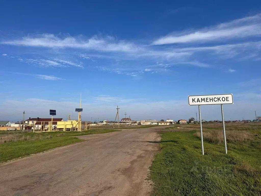 Участок в Крым, Ленинский район, Семисотское с/пос, с. Каменское  (6.0 ... - Фото 1