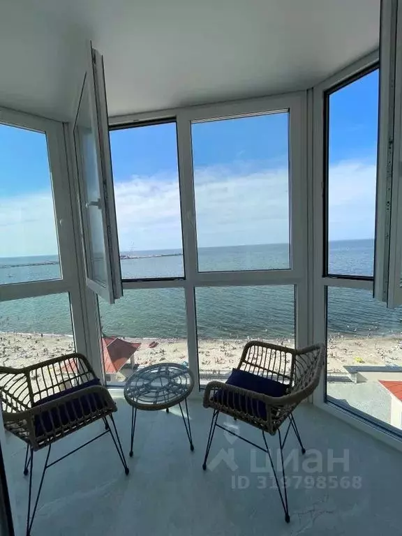 2-к кв. Калининградская область, Пионерский Портовая ул., 5к1 (60.0 м) - Фото 1