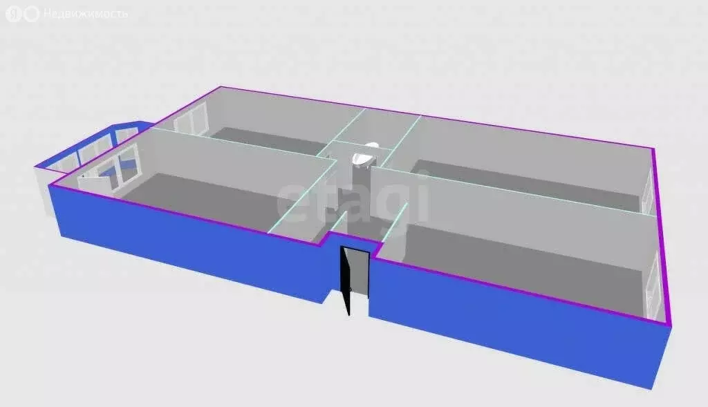 3-комнатная квартира: Южно-Сахалинск, улица А.О. Емельянова, 35А (80 ... - Фото 0