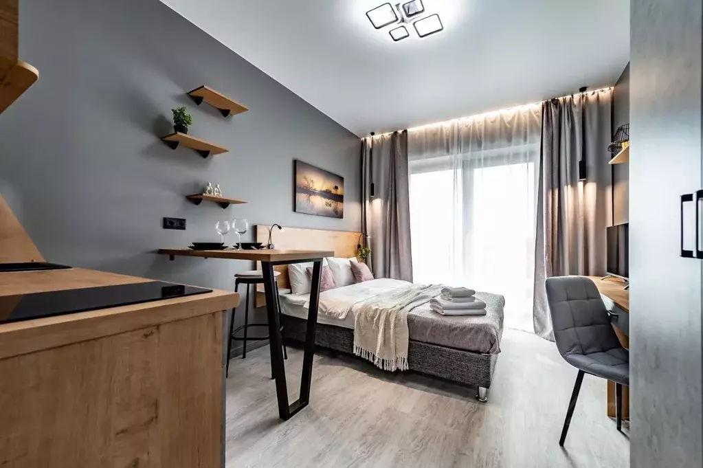 1-к кв. Санкт-Петербург наб. Макарова, 58 (25.0 м) - Фото 1