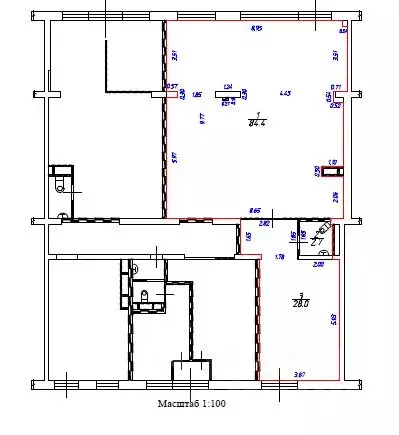 Помещение свободного назначения в Москва Березовая аллея, 19к3 (115 м) - Фото 1