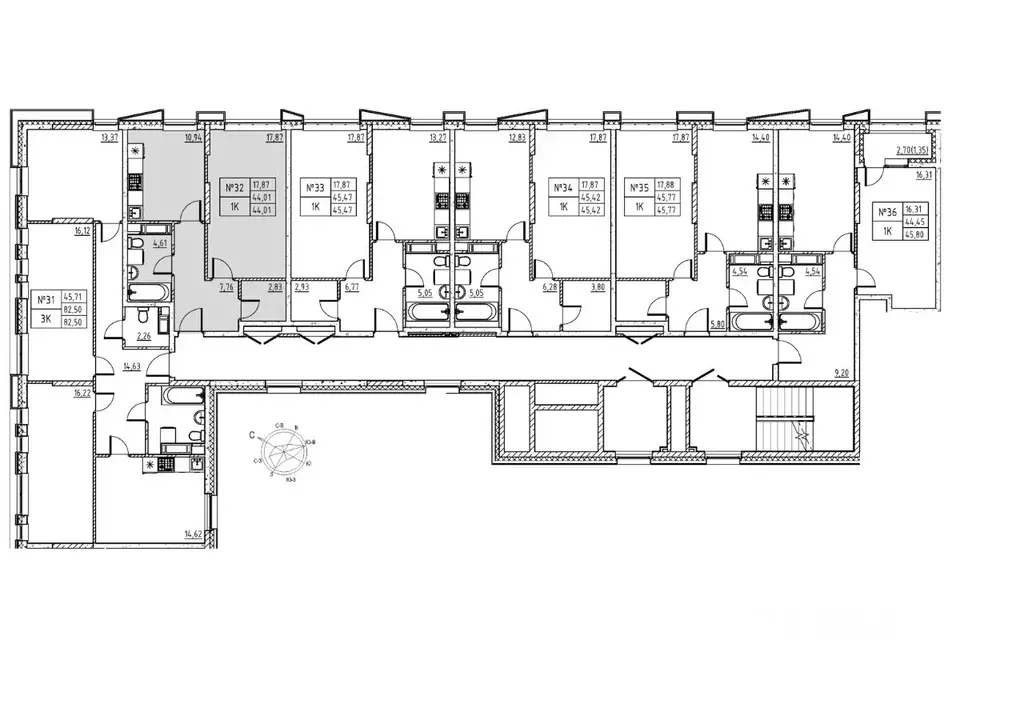 Свободной планировки кв. Московская область, Дубна ул. Понтекорво ... - Фото 1