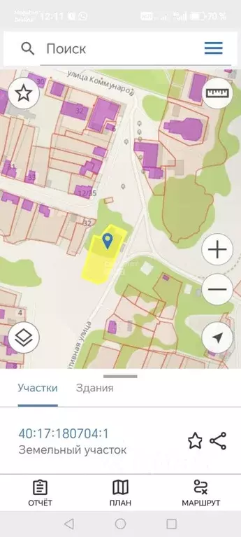 Участок в Калужская область, с. Перемышль ул. Набережная, 7 (15.0 ... - Фото 2