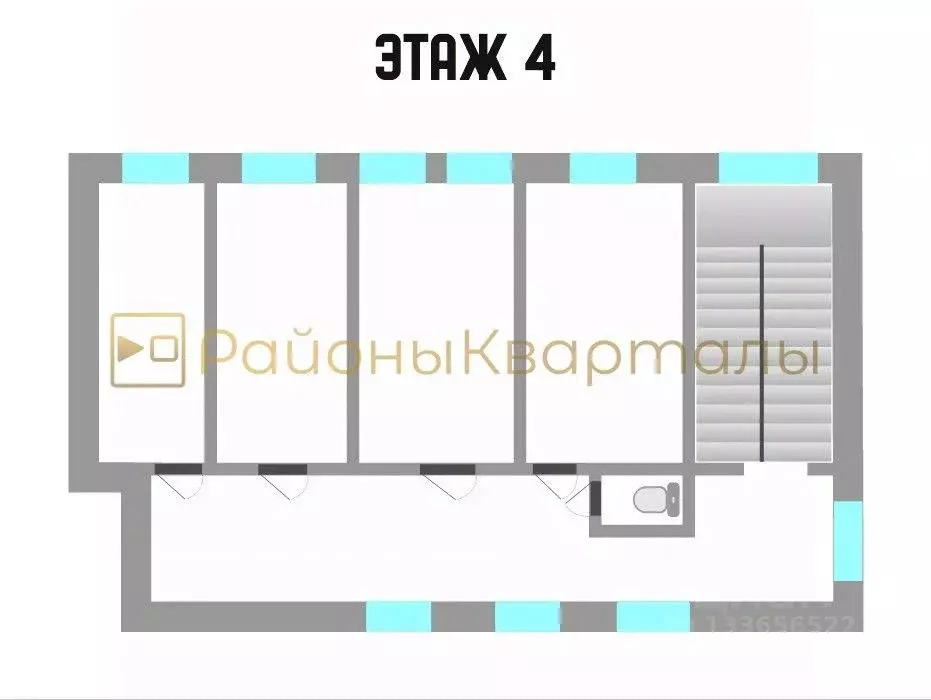 Офис в Новосибирская область, Новосибирск Кайтымовская ул., 12/4 (136 ... - Фото 2