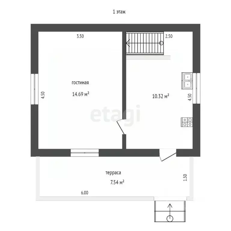 Дом в Нижегородская область, Выкса ул. Красные зори, 58 (46 м) - Фото 2