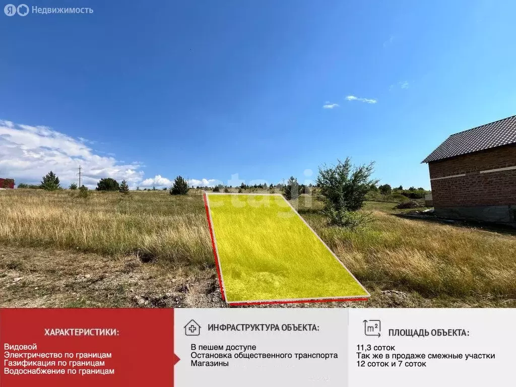Участок в Пионерское, Луговая улица (11.3 м) - Фото 1