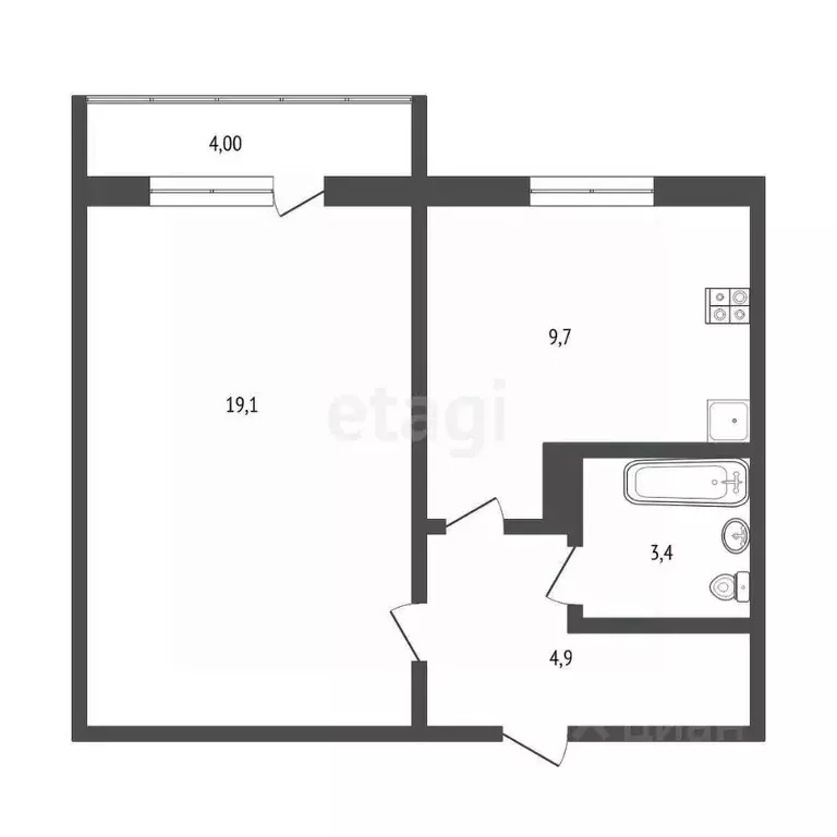 1-к кв. Мордовия, Саранск ул. Тани Бибиной, 1/9 (37.1 м) - Фото 1