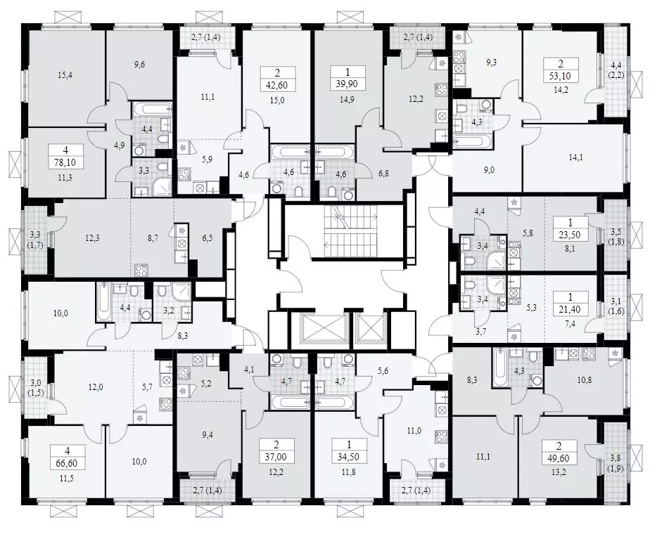 Студия Москва Бунинские Кварталы жилой комплекс, 7.1 (21.4 м) - Фото 1