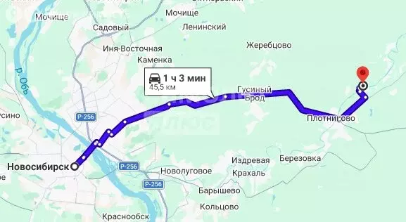 Участок в Плотниковский сельсовет, посёлок Михайловский, садовое ... - Фото 1