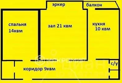 2-к кв. Ханты-Мансийский АО, Сургут ул. Флегонта Показаньева, 12 (60.2 ... - Фото 1