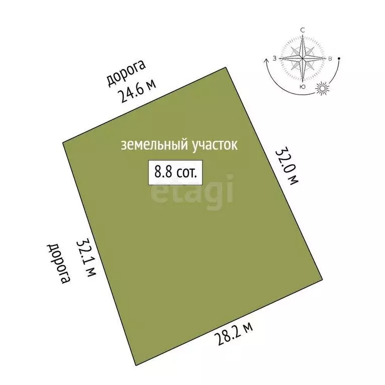 Участок в Нальчик, курортный посёлок Вольный Аул (8.8 м) - Фото 0
