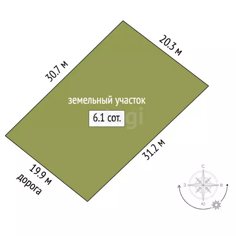 Участок в Омск, садоводческое некоммерческое товарищество Крона (6 м) - Фото 1
