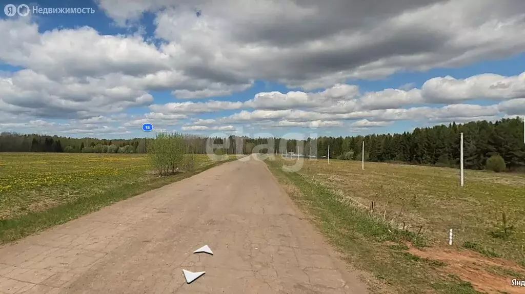 Участок в Кстининское сельское поселение, деревня Дождевы (12 м) - Фото 2