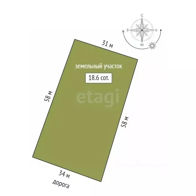 Участок в Башкортостан, Стерлибашевский район, Старокалкашевский ... - Фото 2