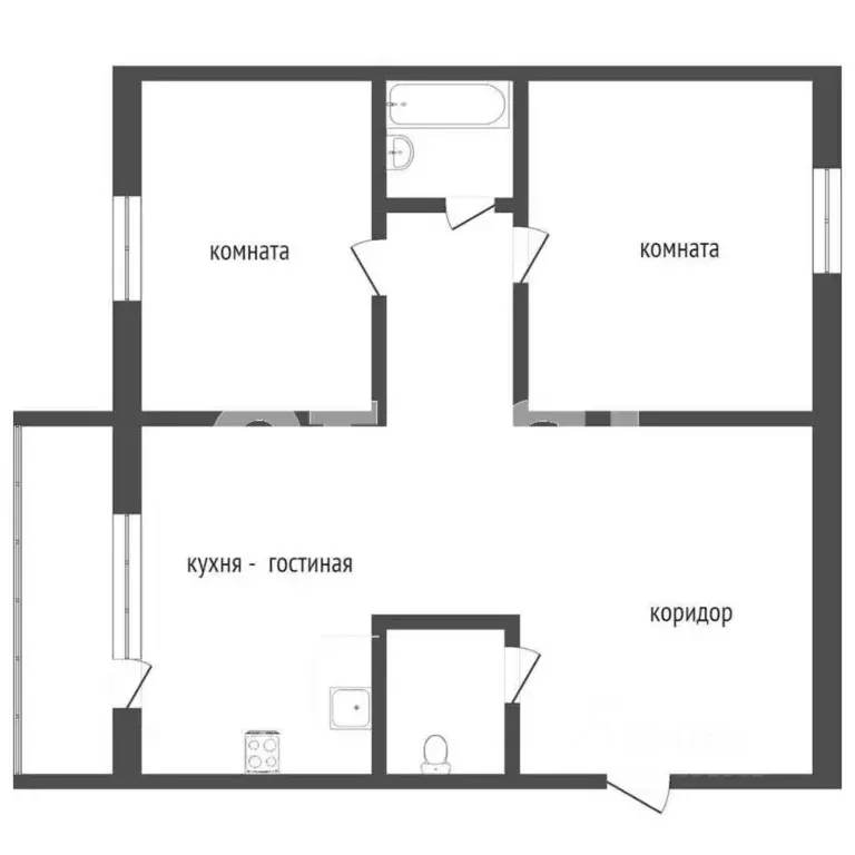 2-к кв. Челябинская область, Миасс Ильменская ул., 85 (56.3 м) - Фото 2