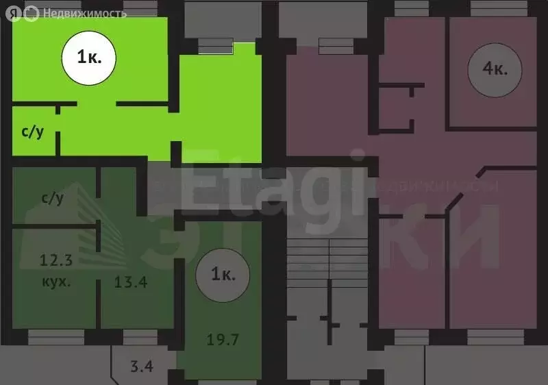 1-комнатная квартира: Саратов, проспект Энтузиастов, 42/44 (41.5 м) - Фото 1