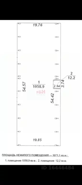 Помещение свободного назначения в Воронежская область, Воронеж просп. ... - Фото 2