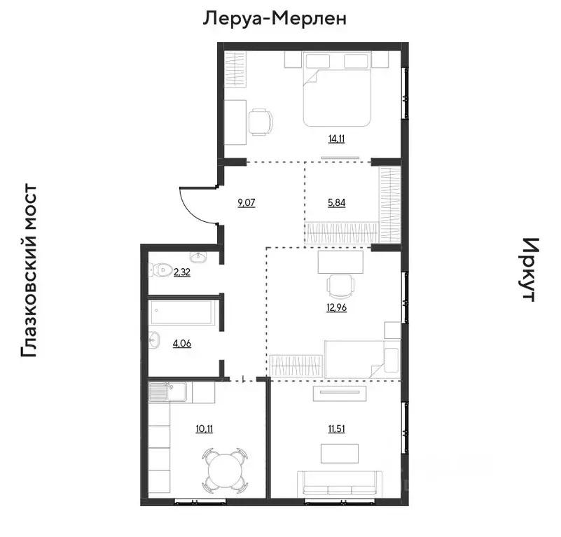 3-к кв. Иркутская область, Иркутск Затон кв-л, ул. Набережная Иркута, ... - Фото 0