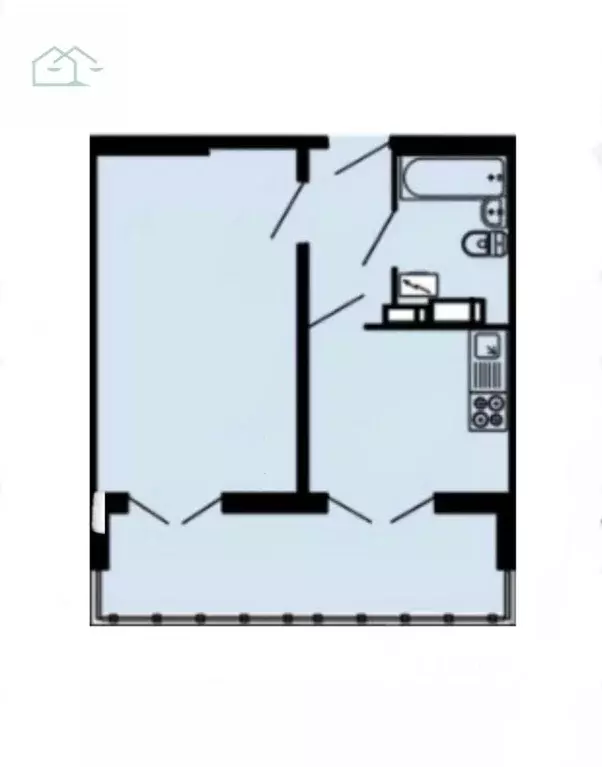 1-к кв. Воронежская область, Воронеж ул. 9 Января, 68/1к1 (38.0 м) - Фото 2