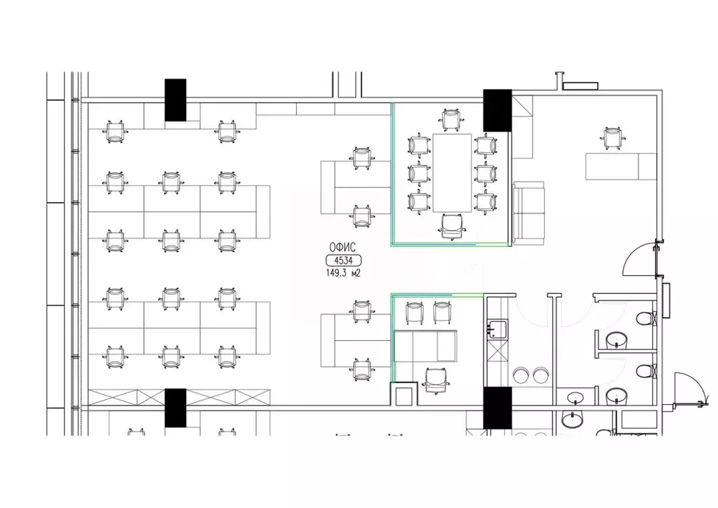 Офис в Москва ул. Авиаконструктора Сухого, 2к2 (149 м) - Фото 2