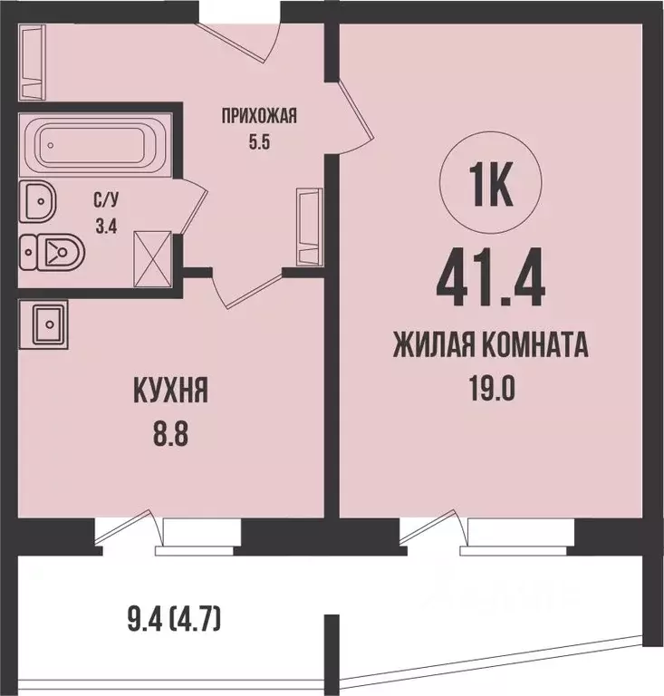 1-к кв. Новосибирская область, Новосибирск ул. Имени генерал-майора ... - Фото 0