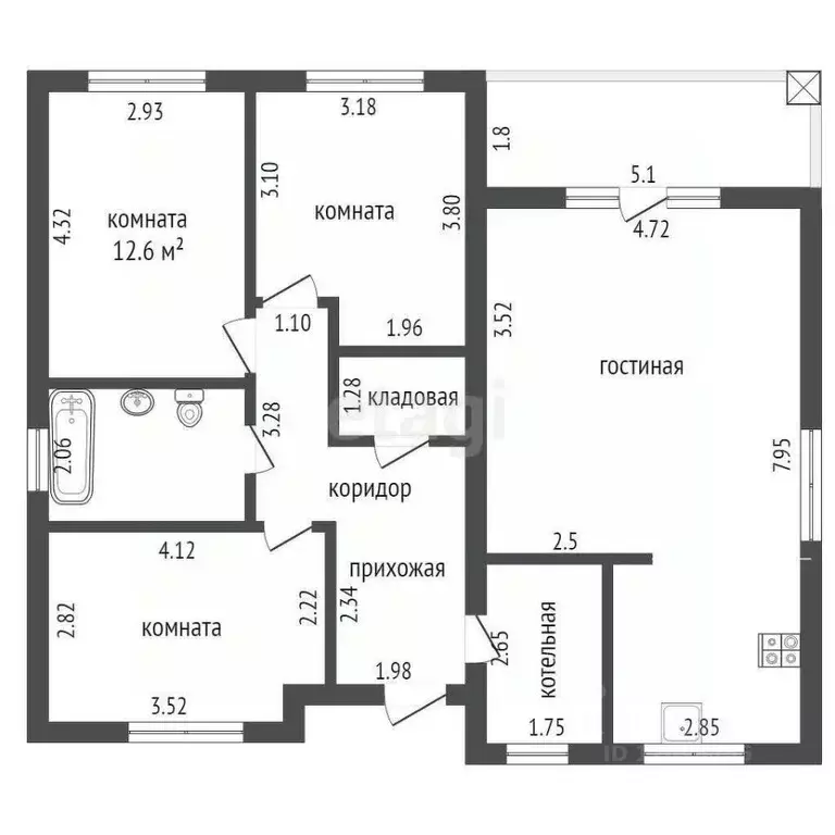 Дом в Московская область, Истра городской округ, 0040362 кв-л 796 (105 ... - Фото 1