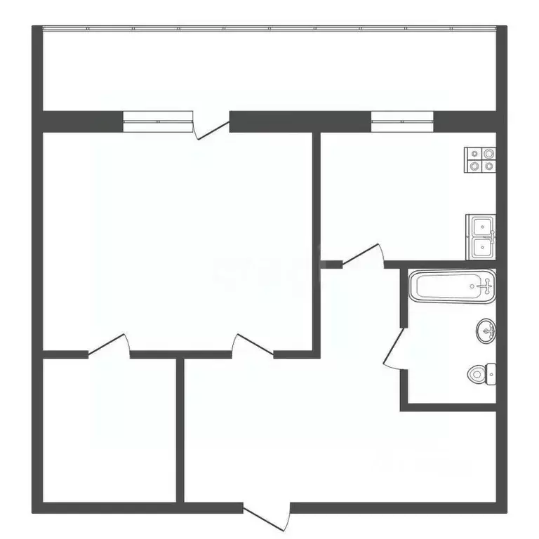 1-к кв. Свердловская область, Тугулымский муниципальный округ, с. ... - Фото 2