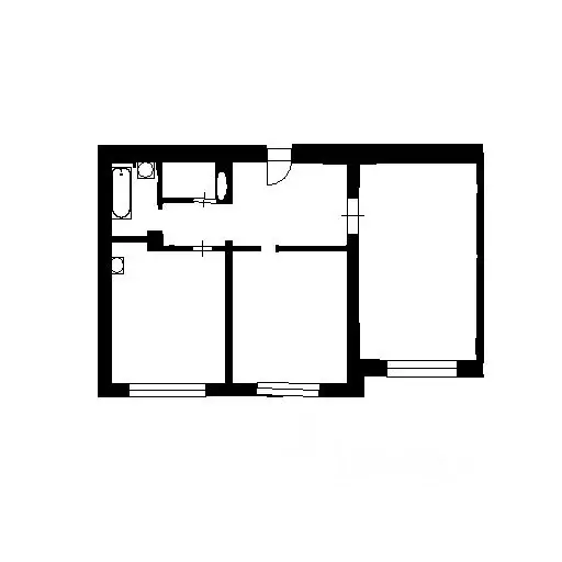 2-к кв. Санкт-Петербург ул. Савушкина, 115К4 (58.0 м) - Фото 2