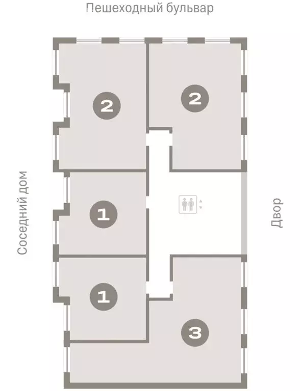 2-комнатная квартира: Новосибирский район, рабочий посёлок Краснообск, ... - Фото 2
